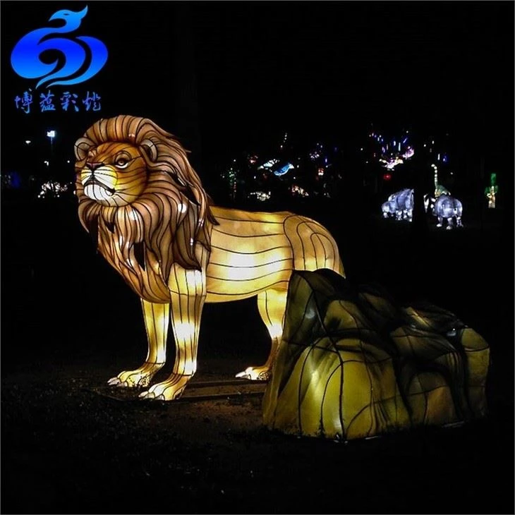 Outdoor Waterproof LED Wholesale Handmade Silk Animal Lanterns